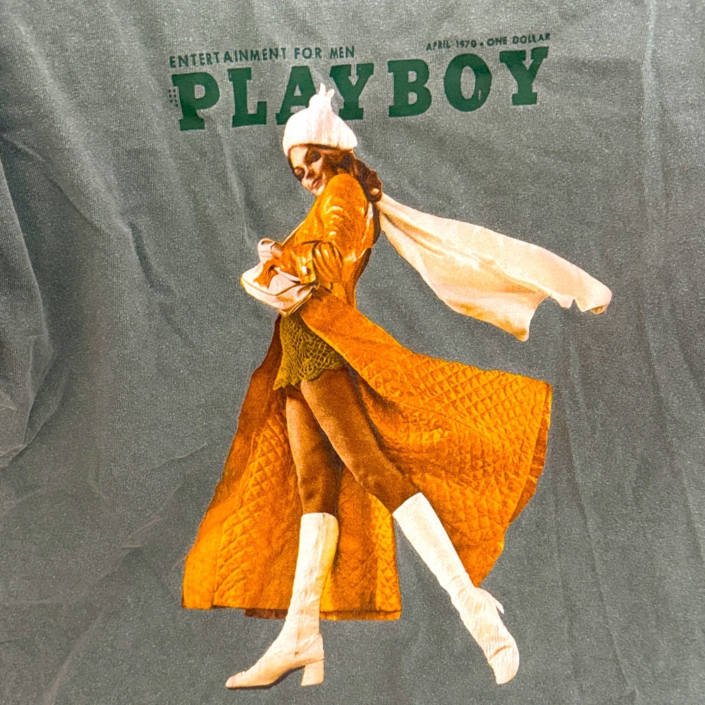 Vintage Playboy Graphic Long Sleeve Shirt Size M - Picture 2 of 4